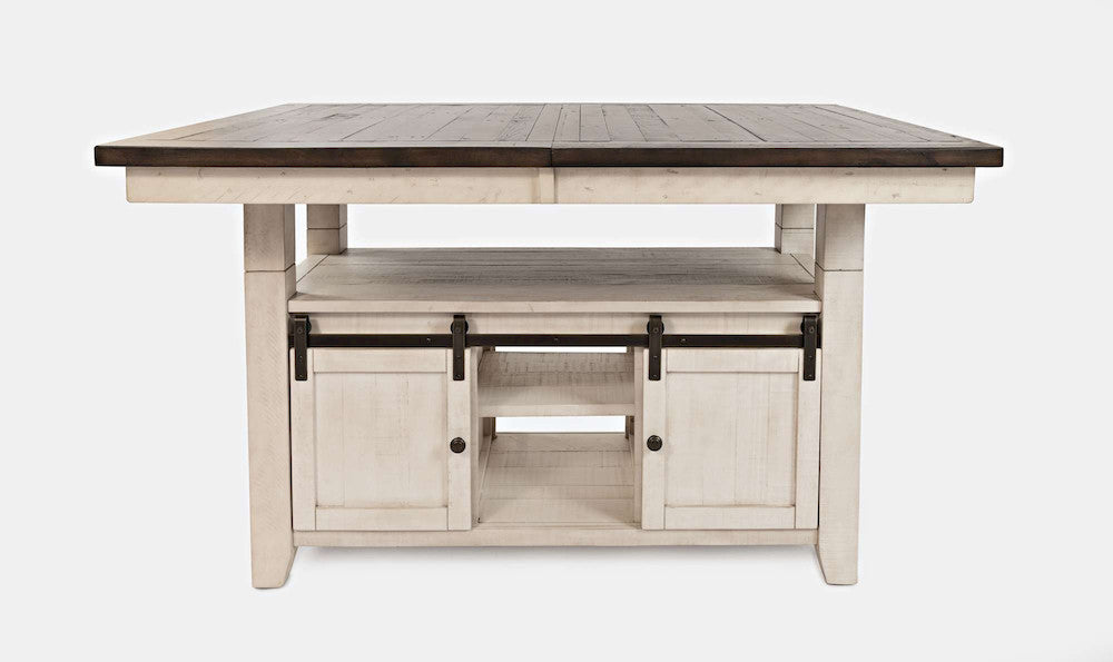 Jofran - Madison County Reclaimed Pine Adjustable Height 72in Dining Table - Vintage White - 1706-72TBKT view 5