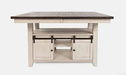 Jofran - Madison County Reclaimed Pine Adjustable Height 72in Dining Table - Vintage White - 1706-72TBKT view 5