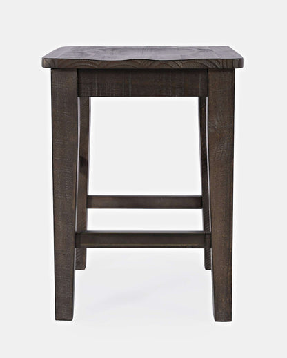 Jofran - Madison County Reclaimed Pine Console Table Set with 3 Stools - Barnwood Brown - 1700-78 view 3