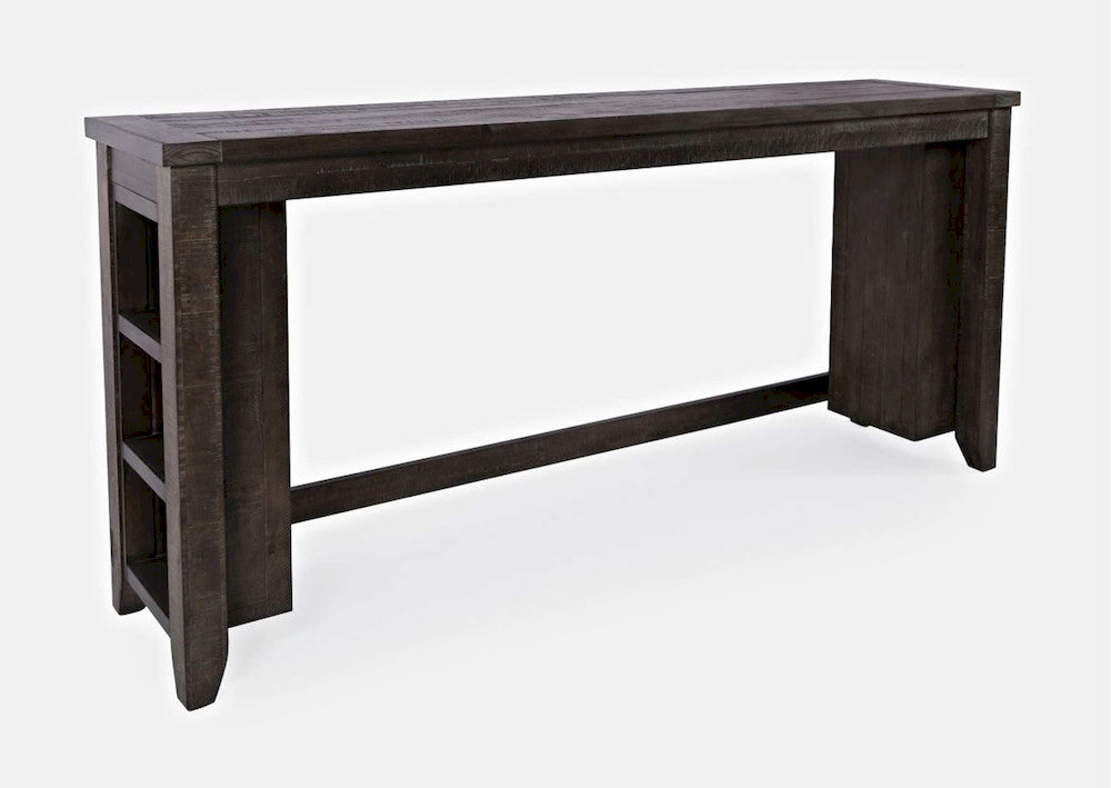Jofran - Madison County Reclaimed Pine Console Table Set with 3 Stools - Barnwood Brown - 1700-78 view 8