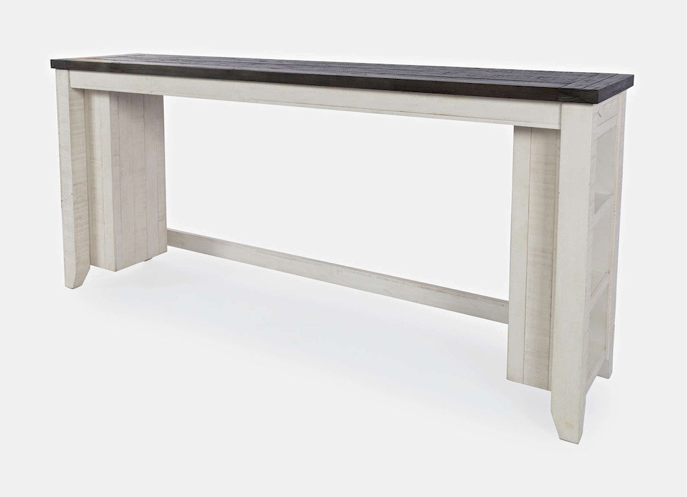 Jofran - Madison County Reclaimed Pine Console Table Set with 3 Stools - Vintage White - 1706-78 view 3