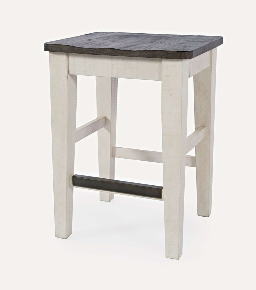 Jofran - Madison County Reclaimed Pine Console Table Set with 3 Stools - Vintage White - 1706-78 view 6