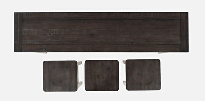 Jofran - Madison County Reclaimed Pine Console Table Set with 3 Stools - Vintage White - 1706-78 view 7