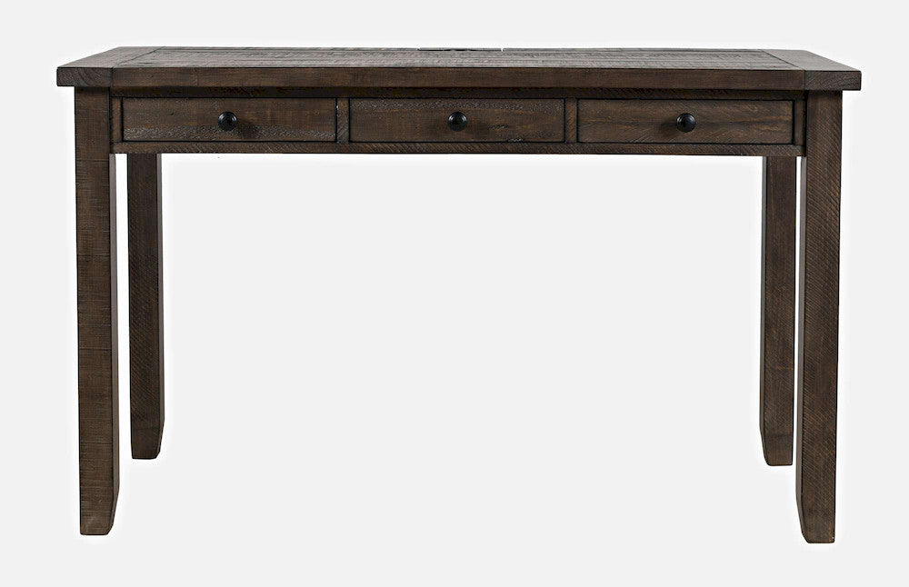 Jofran - Madison County Reclaimed Pine USB Charging Desk - Barnwood Brown - 1700-5020 view 1