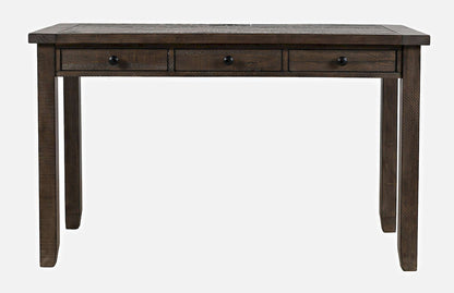 Jofran - Madison County Reclaimed Pine USB Charging Desk - Barnwood Brown - 1700-5020 view 1