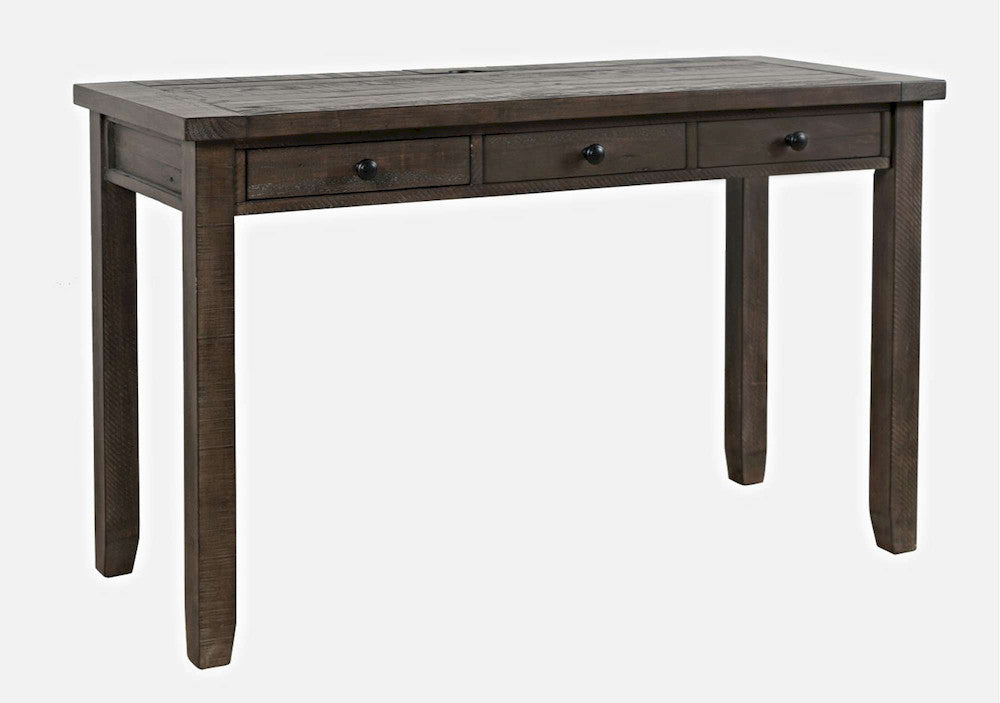 Jofran - Madison County Reclaimed Pine USB Charging Desk - Barnwood Brown - 1700-5020 view 3