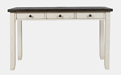 Jofran - Madison County Reclaimed Pine USB Charging Desk - Vintage White - 1706-5020 view 1