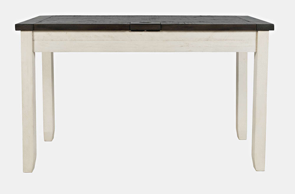 Jofran - Madison County Reclaimed Pine USB Charging Desk - Vintage White - 1706-5020 view 4