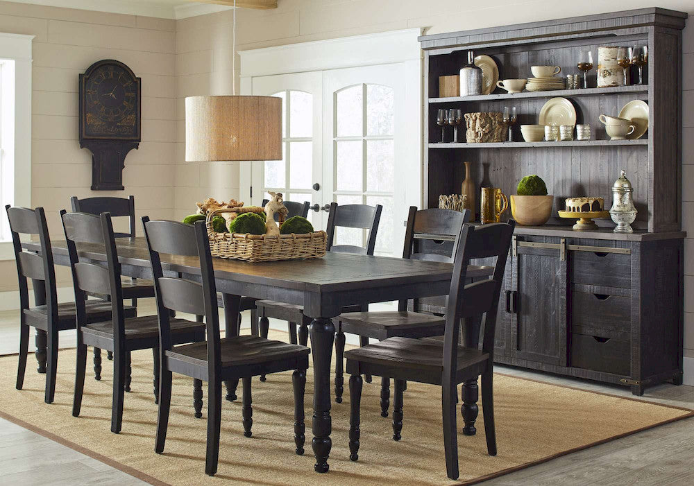Jofran - Madison County Rectangle Ext Table in Vintage Black - 1702-106 view 5