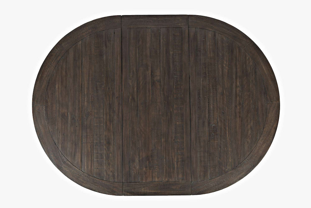 Jofran - Madison County Round to Oval Dining Table in Barnood - 1700-66 view 5