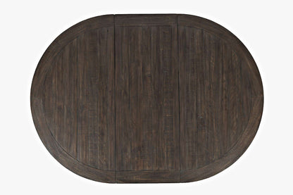 Jofran - Madison County Round to Oval Dining Table in Barnood - 1700-66 view 5