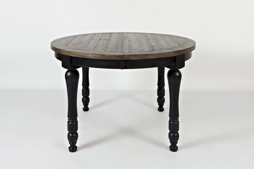 Jofran - Madison County Round to Oval Dining Table in Vintage Black - 1702-66 view 4
