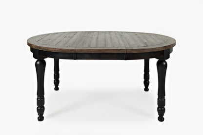 Jofran - Madison County Round to Oval Dining Table in Vintage Black - 1702-66 veiw 2