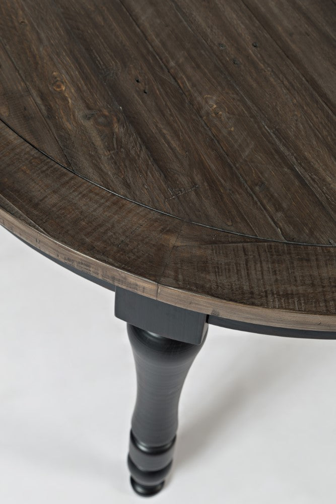 Jofran - Madison County Round to Oval Dining Table in Vintage Black - 1702-66 veiw 3