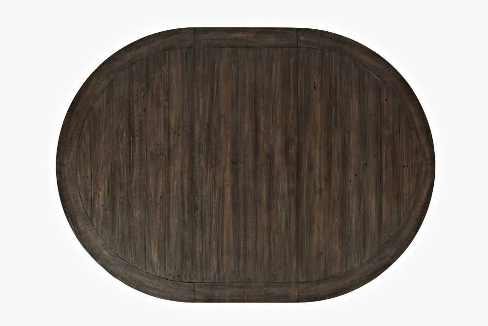 Jofran - Madison County Round to Oval Dining Table in Vintage Black - 1702-66 veiw 4