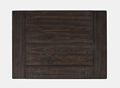 Jofran - Madison County Rustic Reclaimed Solid Wood Farmhouse USB Charging Nightstand in Vintage White - 1706B-90ST view 9