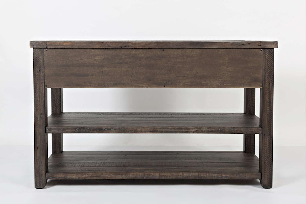 Jofran - Madison County Sofa/Media Table in Barnood - 1700-4 view 4