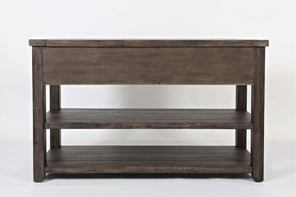 Jofran - Madison County Sofa/Media Table in Barnood - 1700-4 view 4