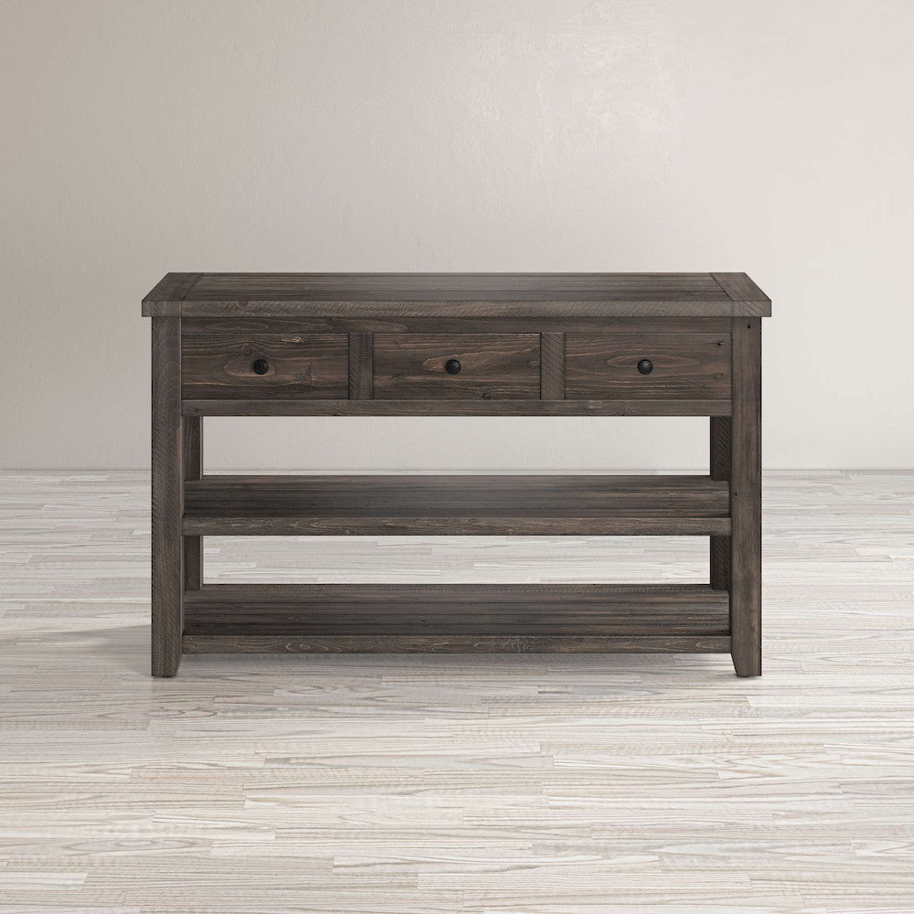 Jofran - Madison County Sofa/Media Table in Barnood - 1700-4 view 5
