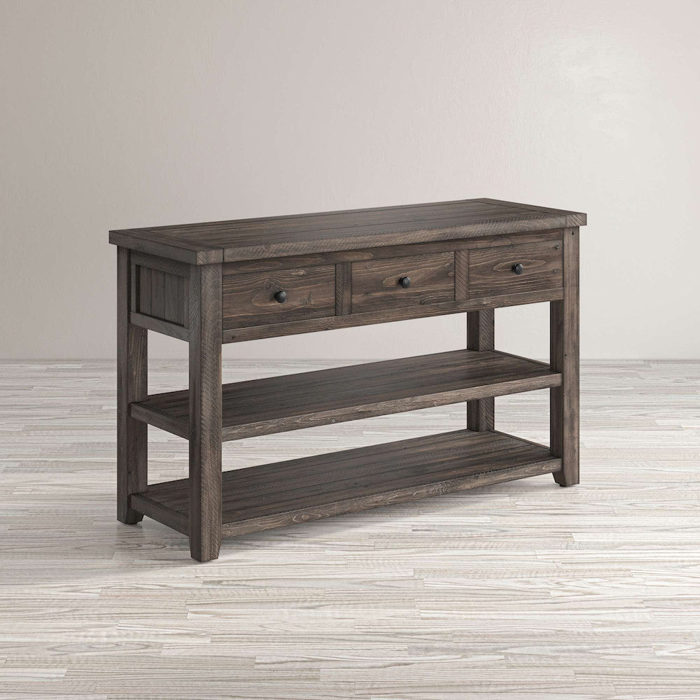 Jofran - Madison County Sofa/Media Table in Barnood - 1700-4 view 6