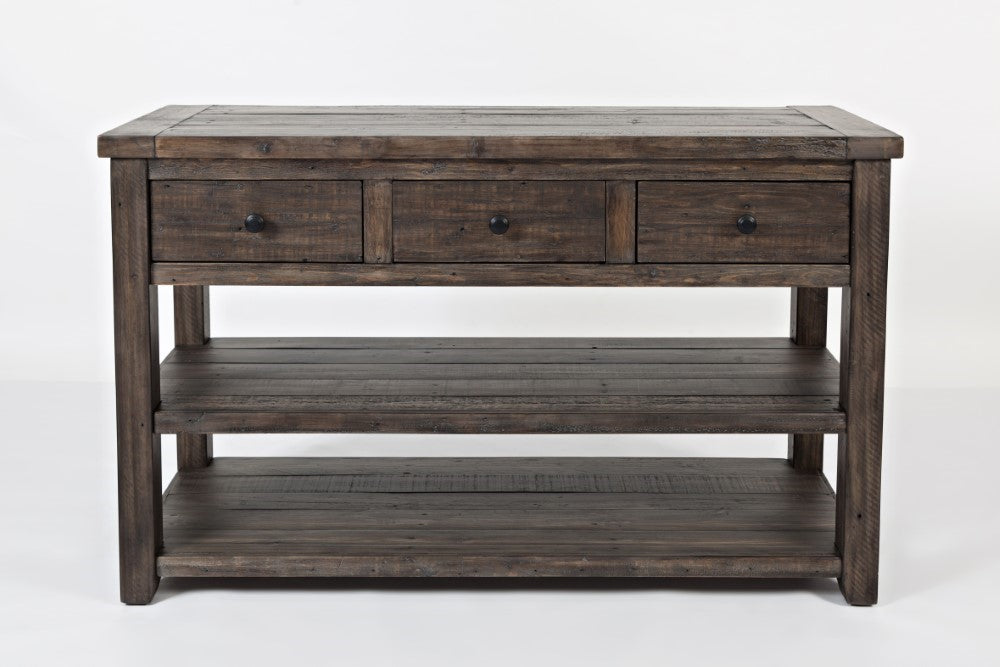 Jofran - Madison County Sofa/Media Table in Barnood - 1700-4 veiw 1