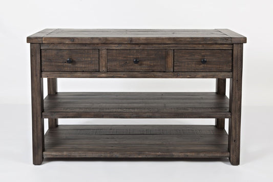 Jofran - Madison County Sofa/Media Table in Barnood - 1700-4 veiw 1