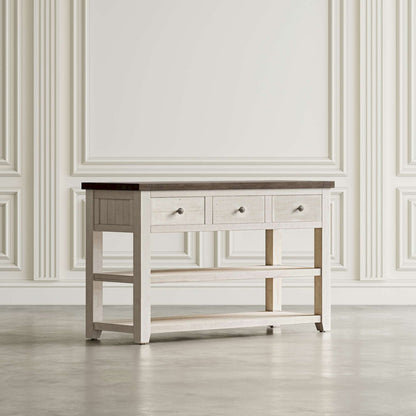 Jofran - Madison County Sofa/Media Table in Vintage white - 1706-4 view 7