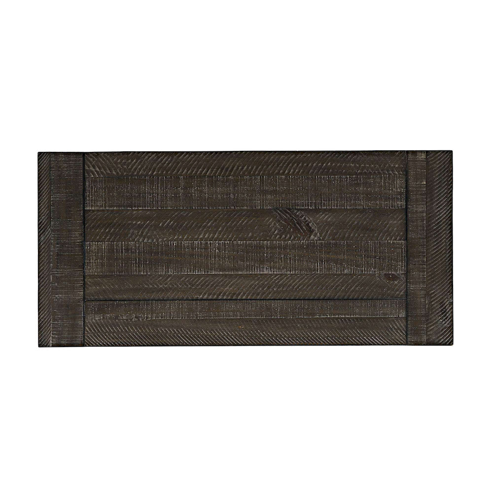 Jofran - Madison County Solid Wood Rustic 32in Farmhouse Electric Fireplace Console TV Stand in Antique Black - 1702-FP32 view 10