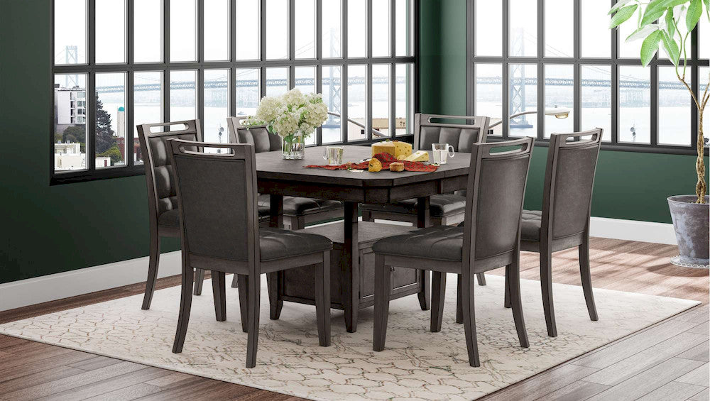 Jofran - Manchester High/Low Rect Dining Table in Grey - 1872-78TBKT view 7