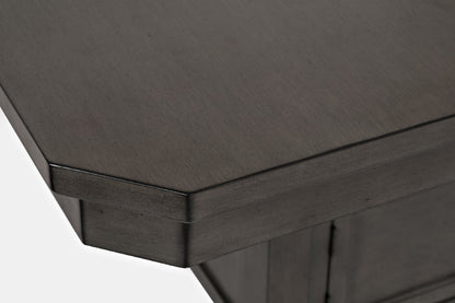 Jofran - Manchester High/Low Square Dining Table in Grey - 1872-54TBKT veiw 7