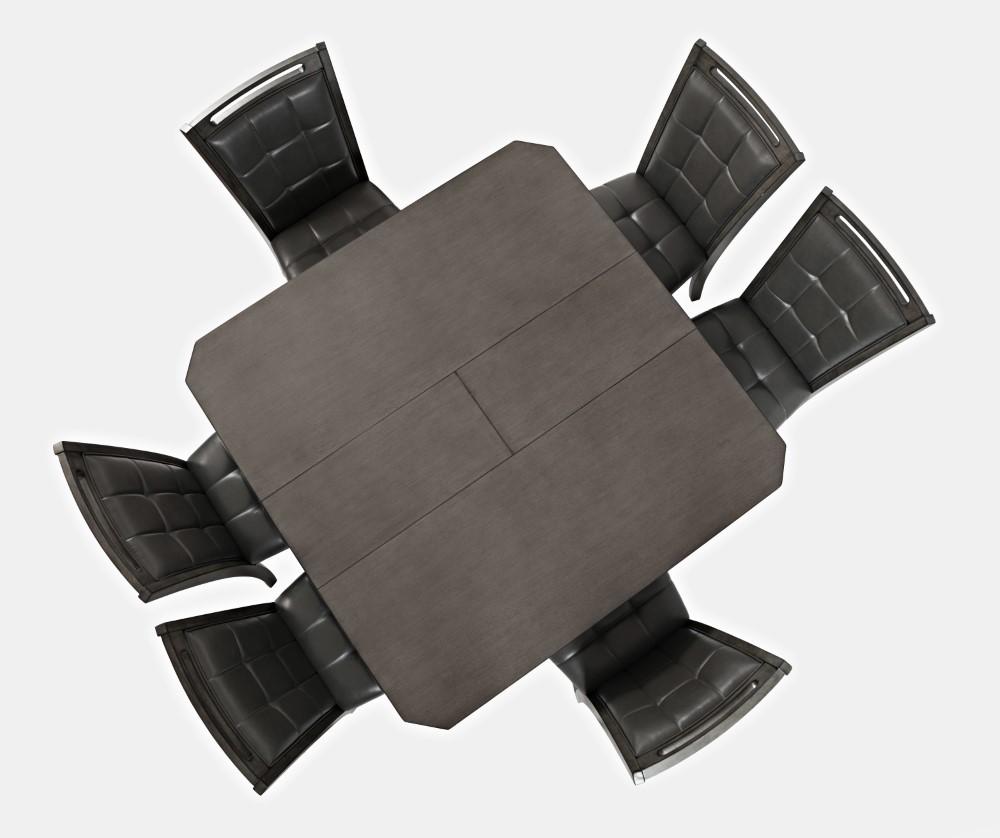 Jofran - Manchester High/Low Square Dining Table in Grey - 1872-54TBKT veiw 9