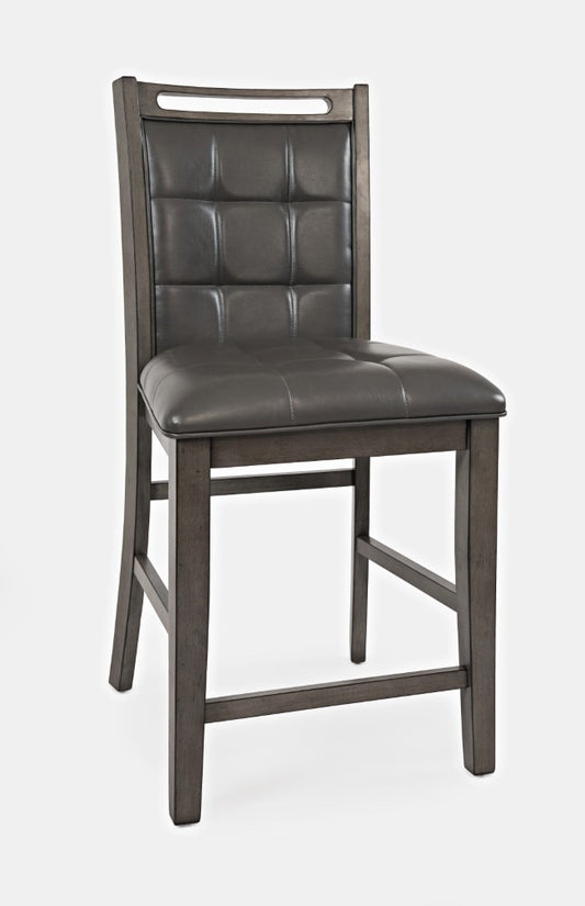 Jofran - Manchester Upholstered Counter Stool in Grey (Set of 2) - 1872-BS385KD veiw 1