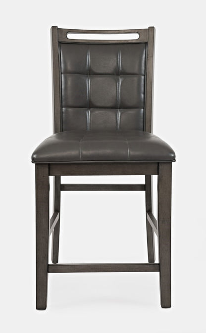 Jofran - Manchester Upholstered Counter Stool in Grey (Set of 2) - 1872-BS385KD veiw 3