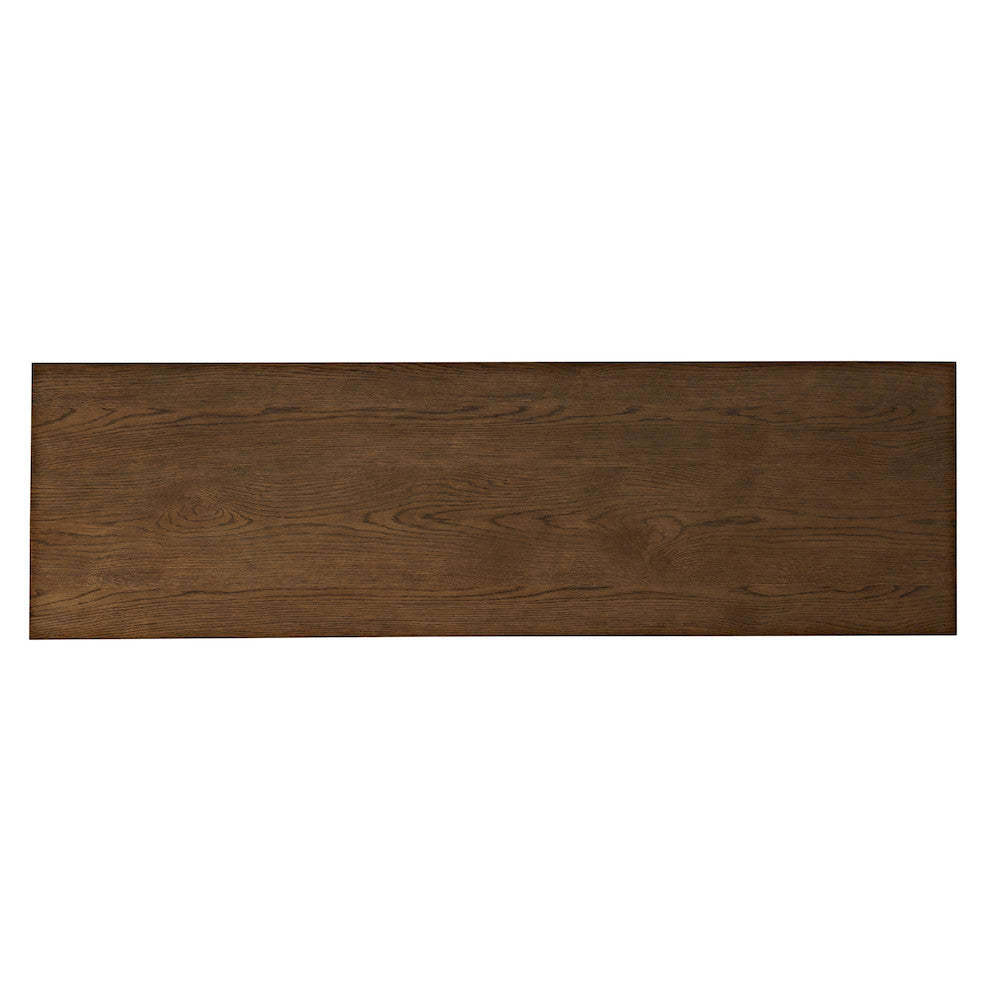Jofran - Maven 60in Mid-Century Modern Fluted Four Door Sideboard Storage Cabinet in Chestnut - 2421-MAVENCHS view 11