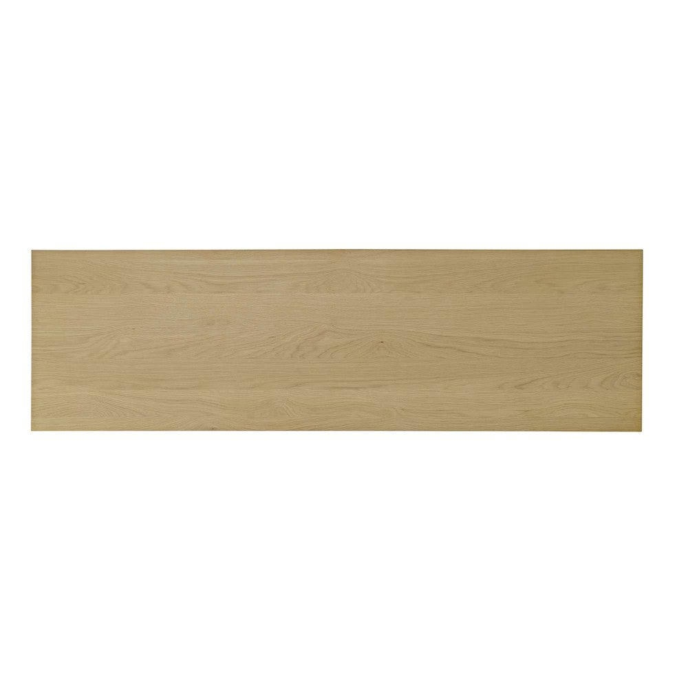 Jofran - Maven 60in Mid-Century Modern Fluted Four Door Sideboard Storage Cabinet in Natural - 2421-MAVENNAT view 12