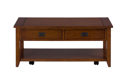 Jofran - Mission Oak Castered Cocktail Table - 1032-1 view 1