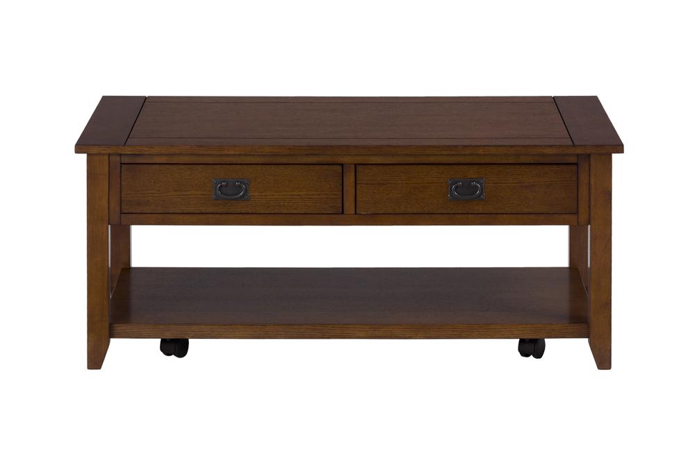 Jofran - Mission Oak Castered Cocktail Table - 1032-1 veiw 1