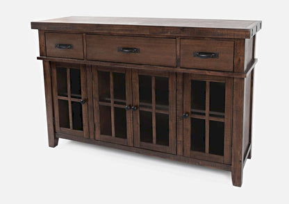 Jofran - Mission Viejo 3 Drawer Server - Rustic Natural Brown - 1966-56 view 3