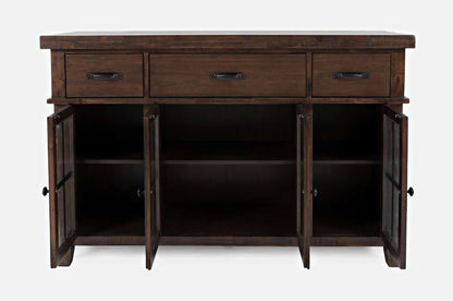 Jofran - Mission Viejo 3 Drawer Server - Rustic Natural Brown - 1966-56 veiw 3