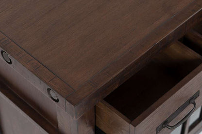 Jofran - Mission Viejo 3 Drawer Server - Rustic Natural Brown - 1966-56 veiw 6