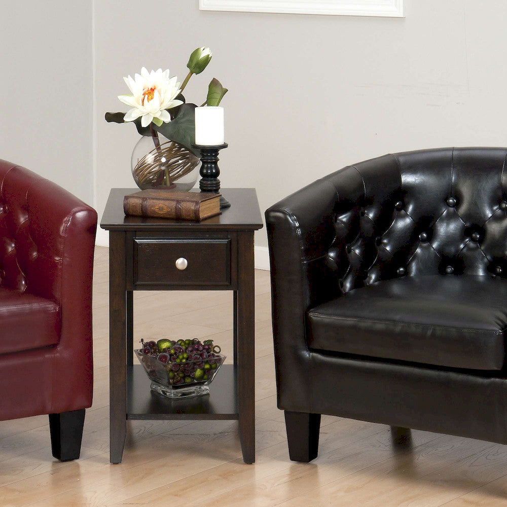 Jofran - Modern Espresso Chairside Table - 1037-7 view 5