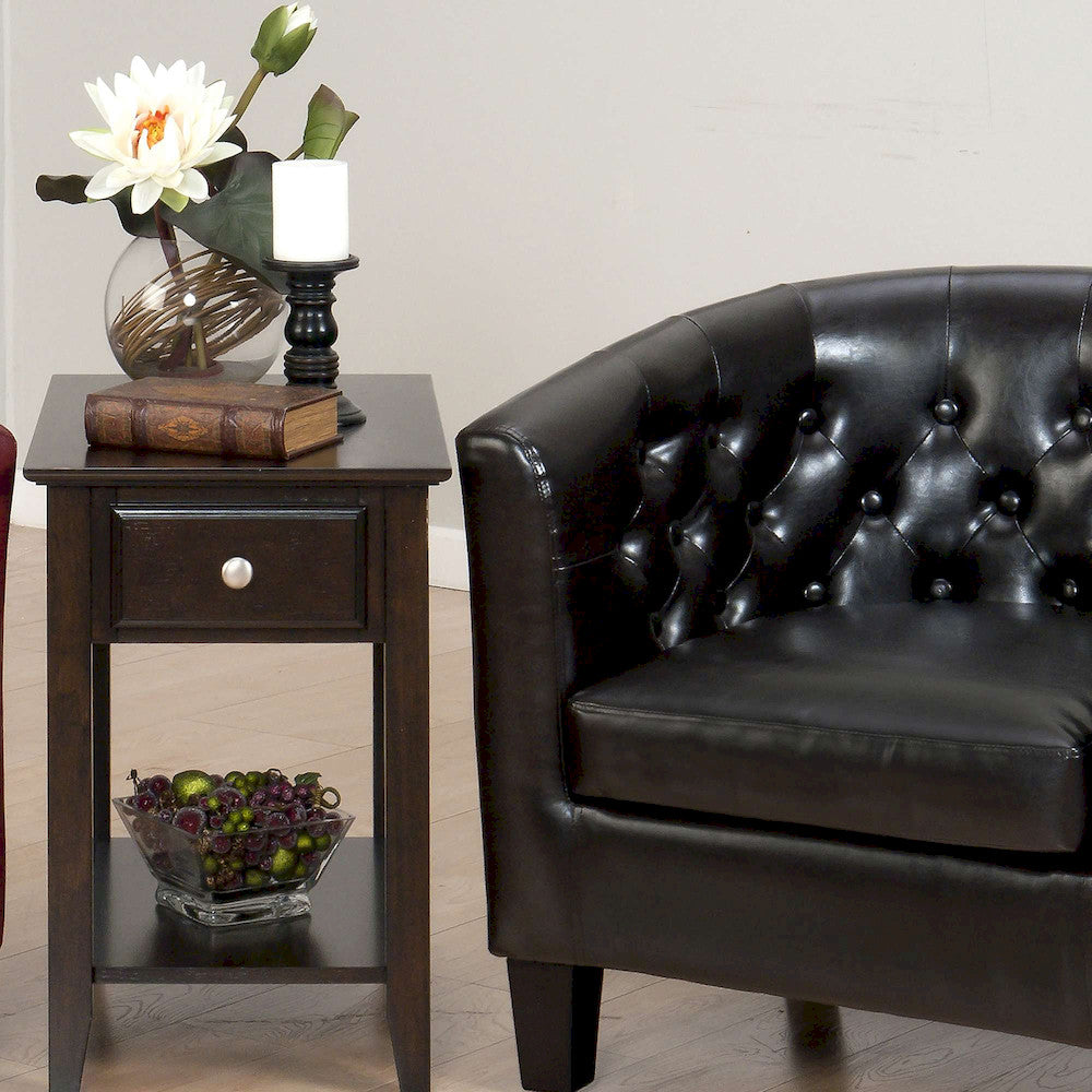 Jofran - Modern Espresso Chairside Table - 1037-7 view 9
