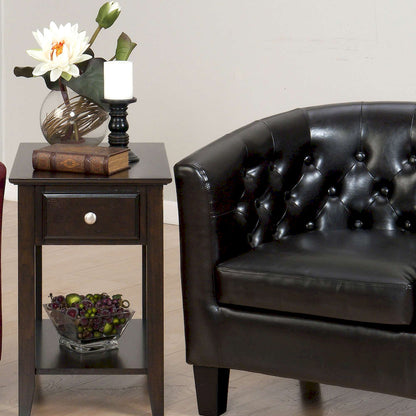 Jofran - Modern Espresso Chairside Table - 1037-7 view 9