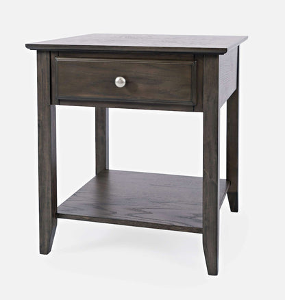 Jofran - Modern Espresso End Table - Grey-Brown Carlton - 1977-3 view 3