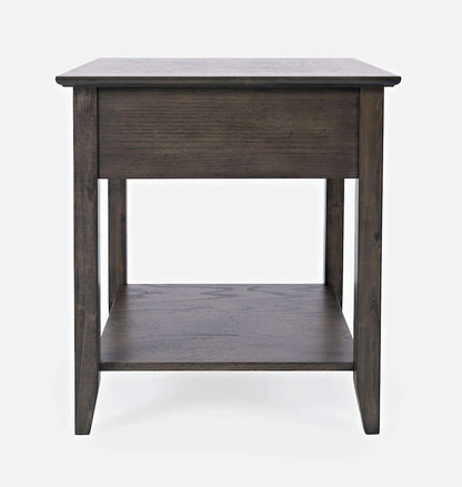 Jofran - Modern Espresso End Table - Grey-Brown Carlton - 1977-3 view 4