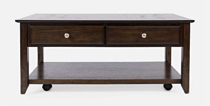 Jofran - Modern Espresso Four Drawer Coffee Table - Espresso Brown - 1037-1 view 1