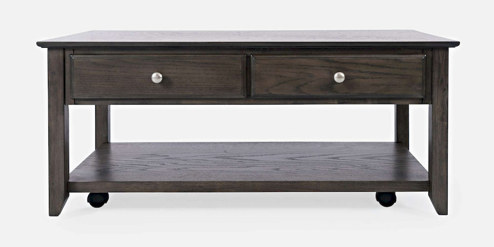 Jofran - Modern Espresso Four Drawer Coffee Table - Grey-Brown Carlton - 1977-1 view 1