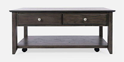 Jofran - Modern Espresso Four Drawer Coffee Table - Grey-Brown Carlton - 1977-1 view 1