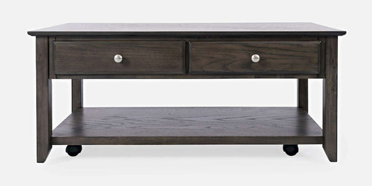 Jofran - Modern Espresso Four Drawer Coffee Table - Grey-Brown Carlton - 1977-1 view 1