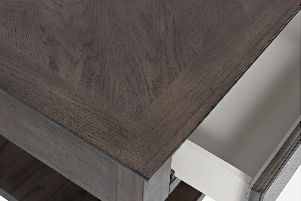 Jofran - Modern Espresso Four Drawer Coffee Table - Grey-Brown Carlton - 1977-1 view 6